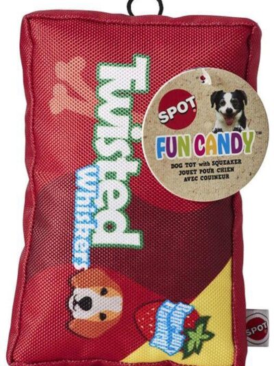 Spot Fun Candy Dog Toy Twisted Whiskers 1ea/7 in