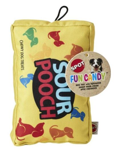 Spot Fun Candy Dog Toy Sour Pooch, 1ea/7 in