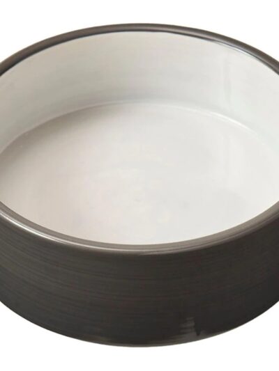 Spot 2Tone Dog Dish Grey, 1ea/5 in