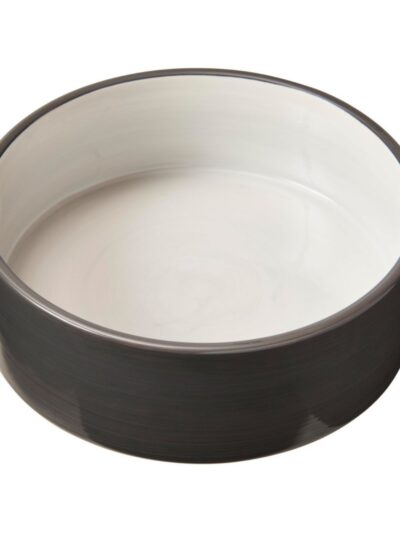 Spot 2Tone Dog Dish Grey, 1ea/7 in