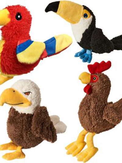 Earth Dog Toy Birds, Assorted, 1ea/8 in
