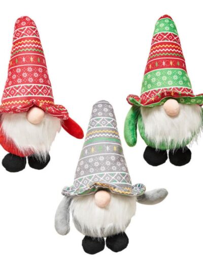 Spot Holiday Gnome Plush Toys Dog Toy Assorted, 1ea/12 in