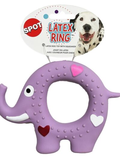Spot Latex Rings Dog Toy Assorted, 1ea/5 in