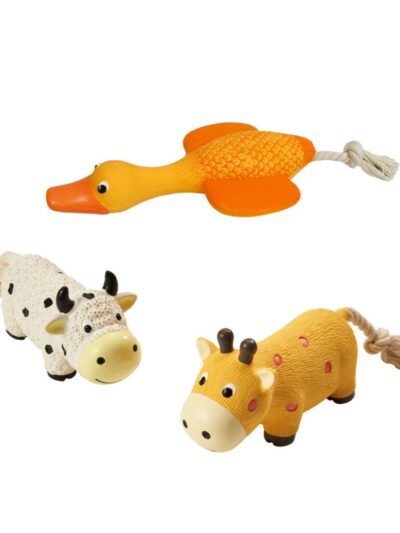 Spot Latex Tuggers Dog Toy Assorted, 1ea/10 in