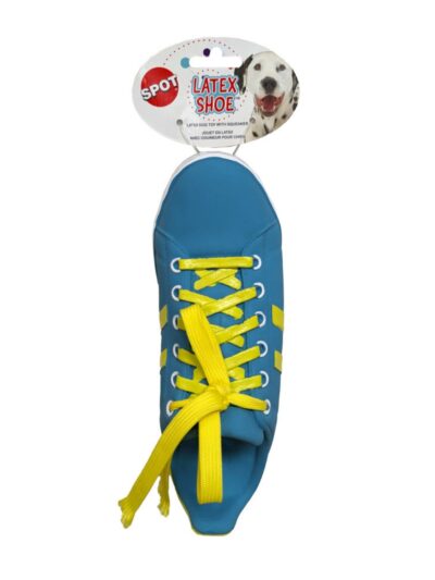 Spot Latex Shoes Dog Toy Assorted, 1ea/9 in