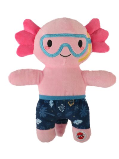 Spot Axolotl In Swimwear Dog Toy 1ea/10 in