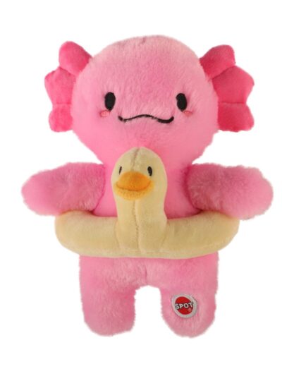 Spot Axolotl With Duck Tube Dog Toy 1ea/10 in