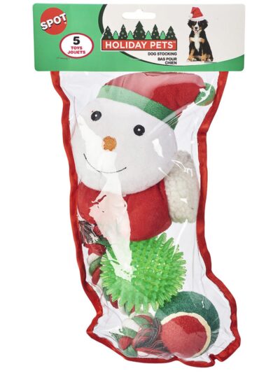 Spot Holiday Dog Stocking 1ea/LG, 5Pc