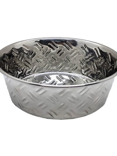 Spot CrissCross Stainless Steel NoSkid Dog Bowl 1ea/96 oz