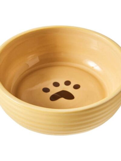 Spot Elegance Dog Bowl Cream, 1ea/5 in