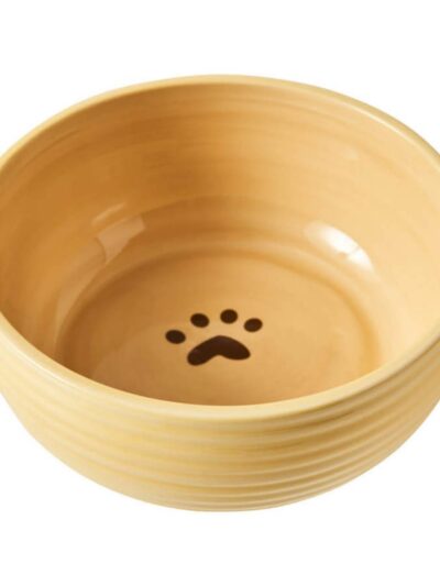 Spot Elegance Dog Bowl Cream, 1ea/7 in