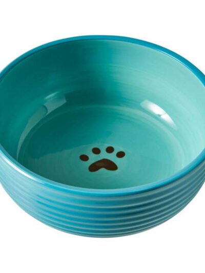 Spot Elegance Dog Bowl Aqua, 1ea/7 in