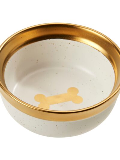Ethical Pet 5" Malibu Dog Dish Gold
