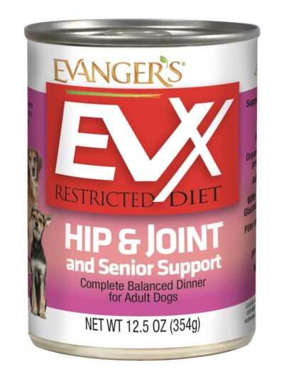 Evanger's EVx Restricted Diet Hip & Joint and Senior Support Wet Dog Food 12.5oz