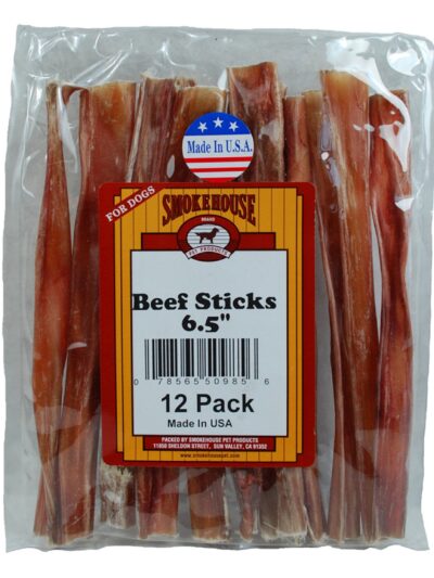 Smokehouse USA Made Beefy Sticks Dog Treats 1ea/6.5 in, 12 pk