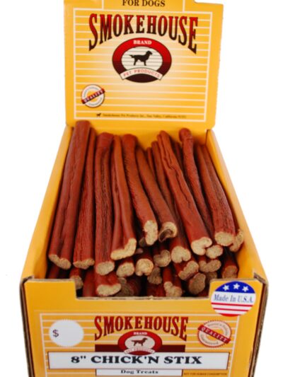 Smokehouse USA Made Chicken Stix Dog Treats 60ea/8 in, 60 ct