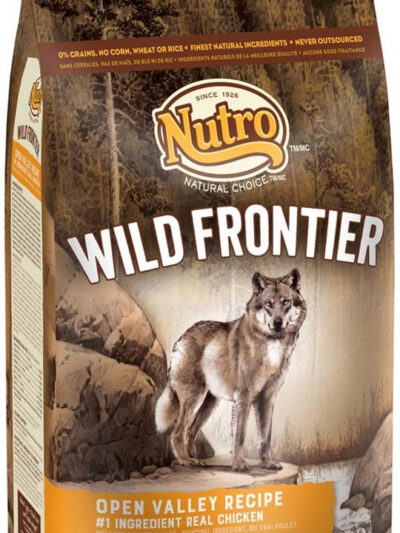Nutro Wild Frontier Adult Open Valley Recipe Grain Free Chicken Dry Dog Food 4 Pounds
