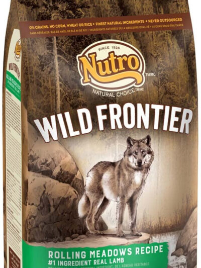 Nutro Wild Frontier Adult Rolling Meadows Recipe Grain Free Lamb Dry Dog Food 4 Pounds