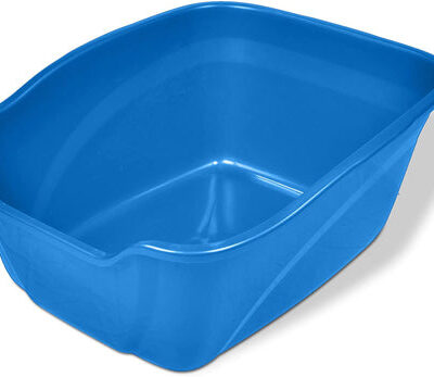 Van Ness Plastics Cat Litter Pan Blue Large