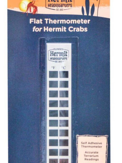Fluker's Hermit Crab Flat Thermometer White 1ea
