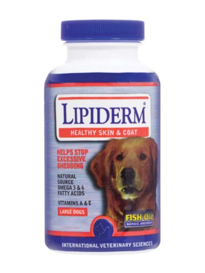 International Veterinary Sciences LIPIDERM GEL Caps Supplement for Large Dog 1ea/60 Soft Gels