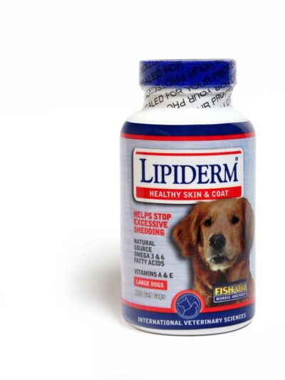 International Veterinary Sciences LIPIDERM GEL Caps Supplement for Large Dog 1ea/120 Soft Gels