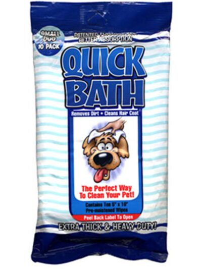 International Veterinary Sciences Quick Bath Wipes 12ea/10 ct