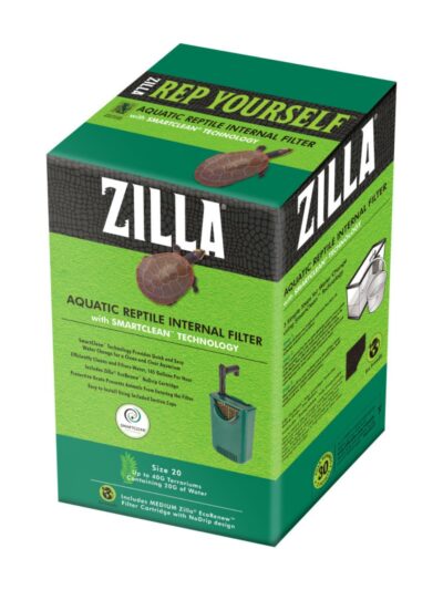 Zilla Aquatic Reptile Internal Filter with SmartClean Technology 1ea/Medium
