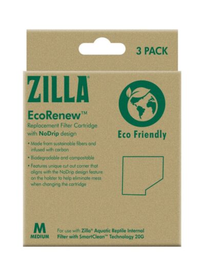 Zilla EcoRenew Filter Cartridges 1ea/Medium 3 pk