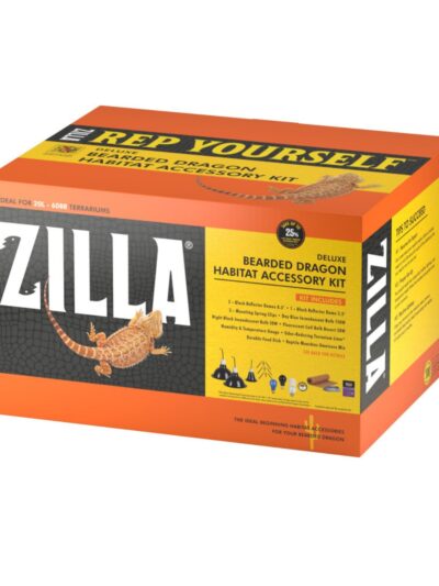 Zilla Bearded Dragon Habitat Accessory Kit 1ea