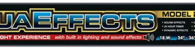 Zoo Med AquaEffects Model 2 LED Light Fixture Black 1ea/24 in
