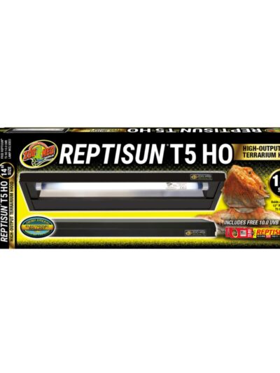 Zoo Med ReptiSun T5 HO Terrarium Hood w/ 10.0 Bulb 1ea/14 in