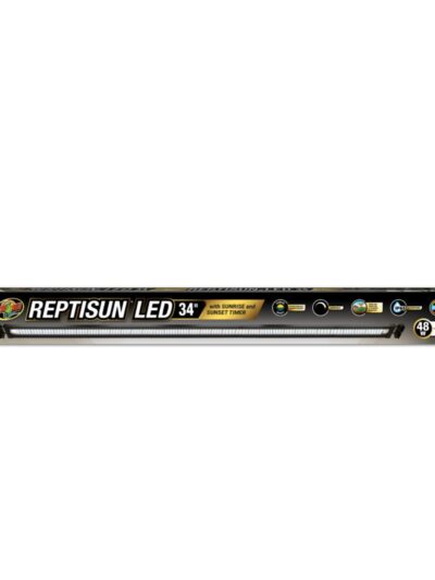 Zoo Med Reptisun LED w/Sunrise  Sunset Timer Terrarium Hood 1ea/34 in, 48 W