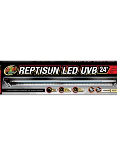 Zoo Med Reptisun LED UVB Combo Terrarium Hood 1ea/24in.