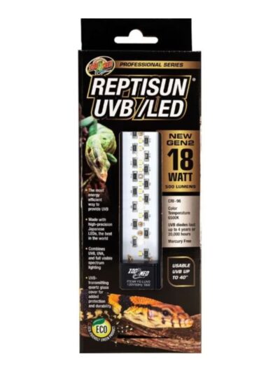 Zoo Med Professional Series Reptisun UVB/LED Bulb 1ea/18 W