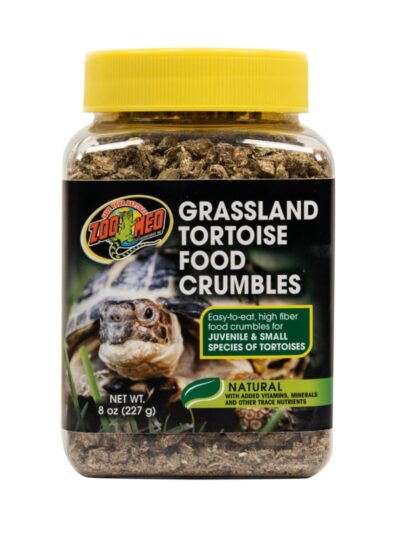 Zoo Med Grassland Tortoise Food Crumbles 1ea/8oz.