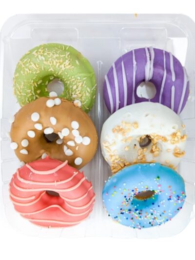 Bosco & Roxy's Dog Prepackaged Birthday Donuts Cookies In Merch - 6 Pack