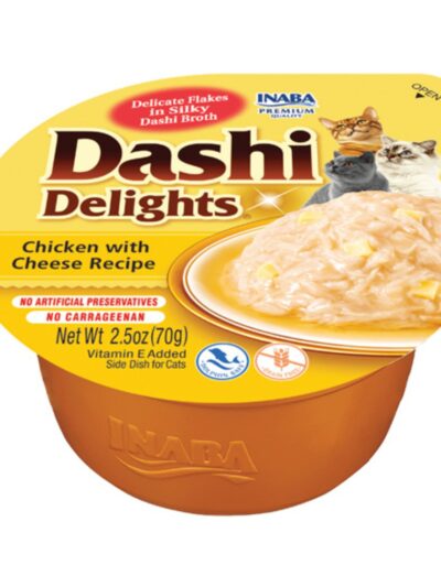 Inaba Dashi Delight 2.5oz. Chicken Cheese (6 count)