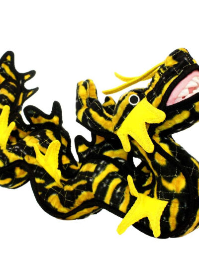 Tuffy Dragon Durable Dog Toy Yellow 1ea/21 in