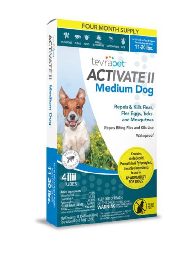 Vetality Activate Ii Flea & Tick For Dogs 0.164 fl. oz. 4 Count
