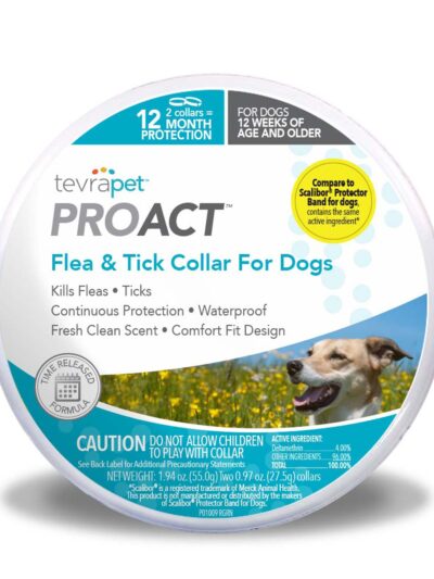 Vetality ProAct Flea & Tick Dog Collar 1ea/2 ct