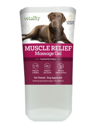 Vetality Muscle Massage Gel Lemon 3oz.