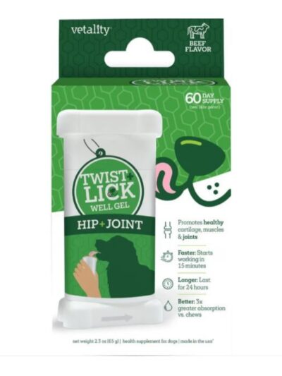 Vetality Twist & Lick Hip & Joint Supplement Beef 2.3oz.