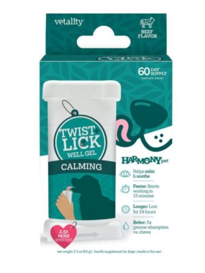 Vetality Twist & Lick Calming Supplement Beef 2.3oz.