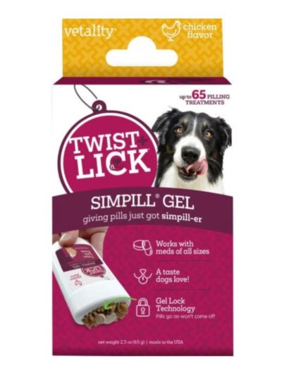 Vetality Twist & Lick Simpill Chicken 2.3oz.