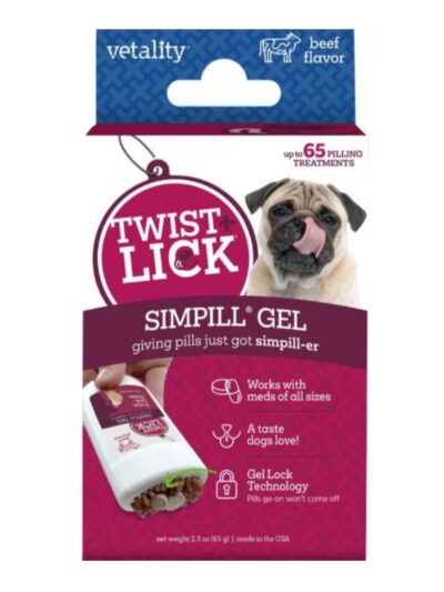 Vetality Twist & Lick Simpill Beef 2.3oz.