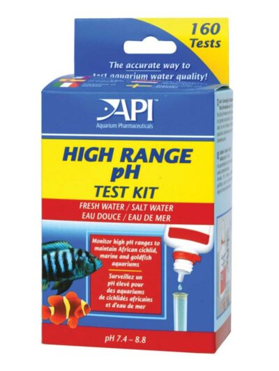 API High Range pH Test Kit for Freshwater and Saltwater Aquarium 1ea