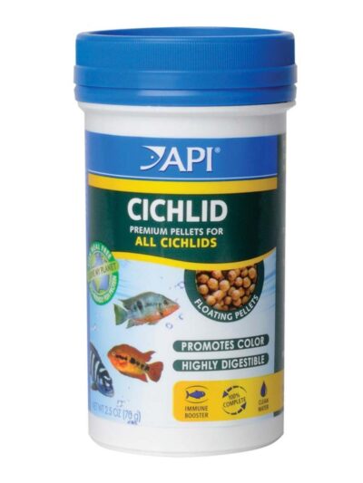 API Cichlid Premium Floating Pellets Fish Food 1ea/2.5 oz.