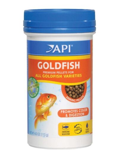 API Goldfish Premium Sinking Pellets Fish Food 1ea/4 oz.