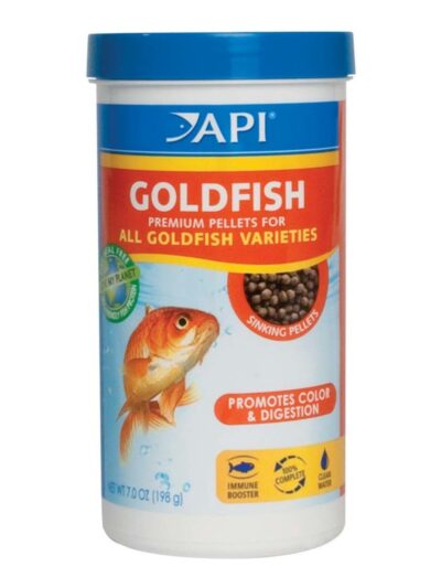 API Goldfish Premium Sinking Pellets Fish Food 1ea/7 oz.